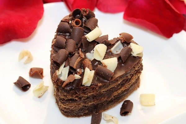 chocoladetaart met pudding